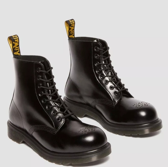 New Dr. Martens 1460 Analine Leather Steel Toe Boot main image 9